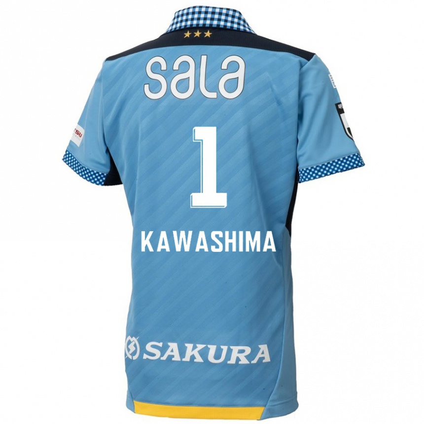 Kids Football Eiji Kawashima #1 Blue Black Home Jersey 2024/25 T-Shirt Australia