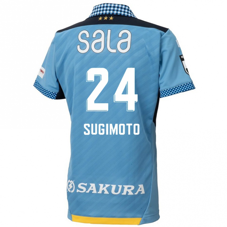 Kids Football Mitsuki Sugimoto #24 Blue Black Home Jersey 2024/25 T-Shirt Australia