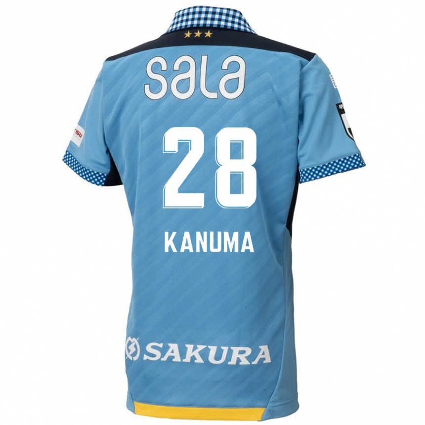 Kids Football Naoki Kanuma #28 Blue Black Home Jersey 2024/25 T-Shirt Australia