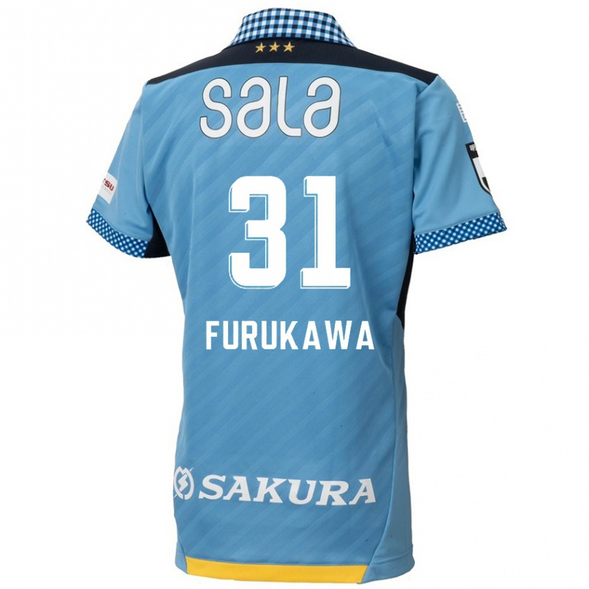 Kids Football Yosuke Furukawa #31 Blue Black Home Jersey 2024/25 T-Shirt Australia