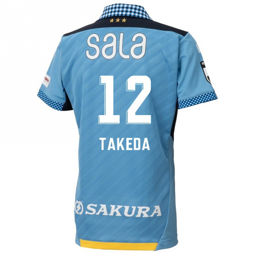 Kids Football Yusei Takeda #12 Blue Black Home Jersey 2024/25 T-Shirt Australia