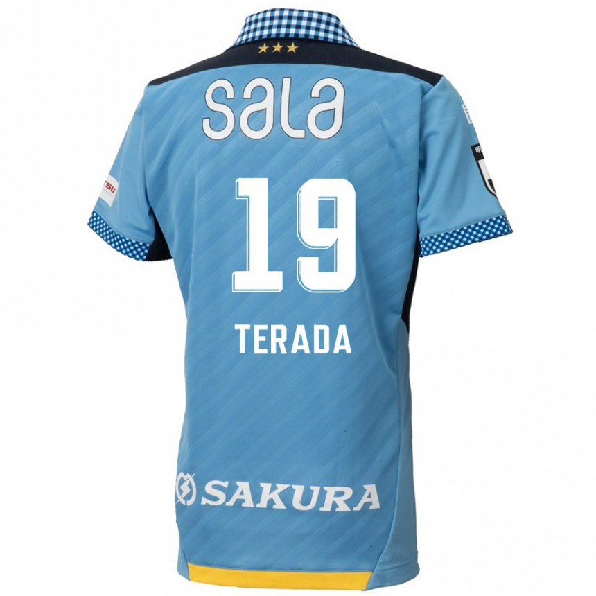 Kids Football Akihiko Terada #19 Blue Black Home Jersey 2024/25 T-Shirt Australia