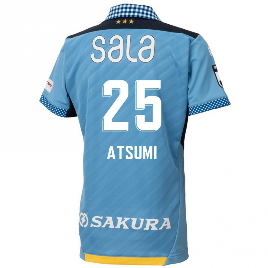 Kids Football Keita Atsumi #25 Blue Black Home Jersey 2024/25 T-Shirt Australia