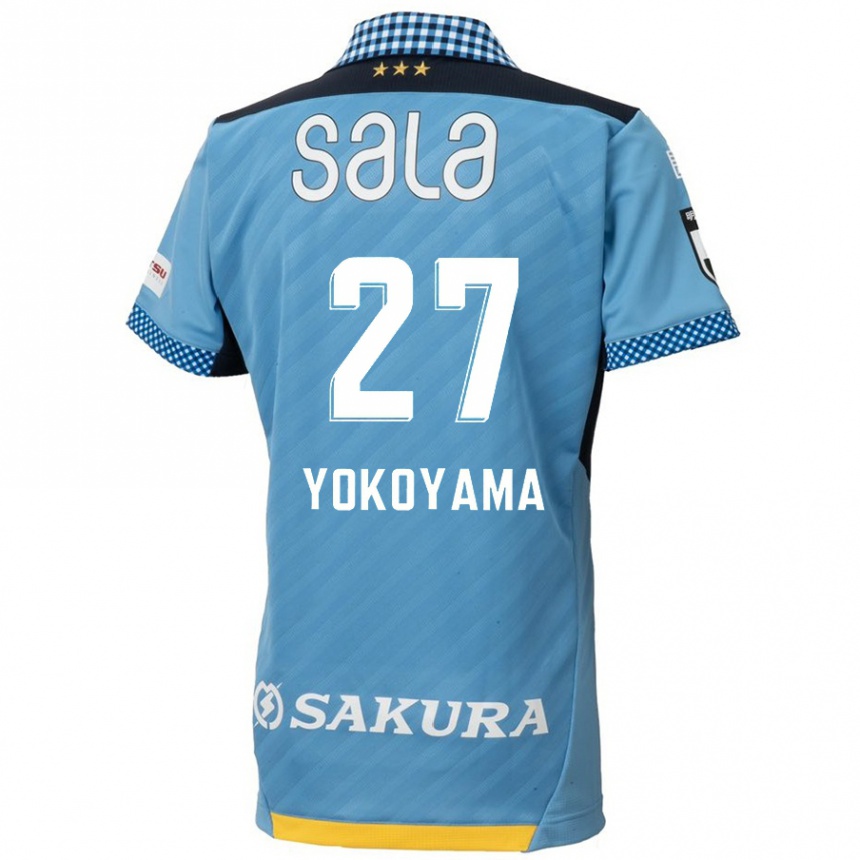 Kids Football Kota Yokoyama #27 Blue Black Home Jersey 2024/25 T-Shirt Australia