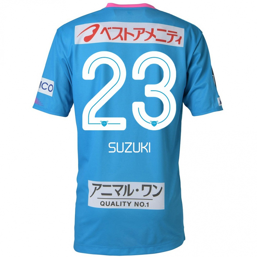 Kids Football Yuki Suzuki #23 Blue Pink Home Jersey 2024/25 T-Shirt Australia