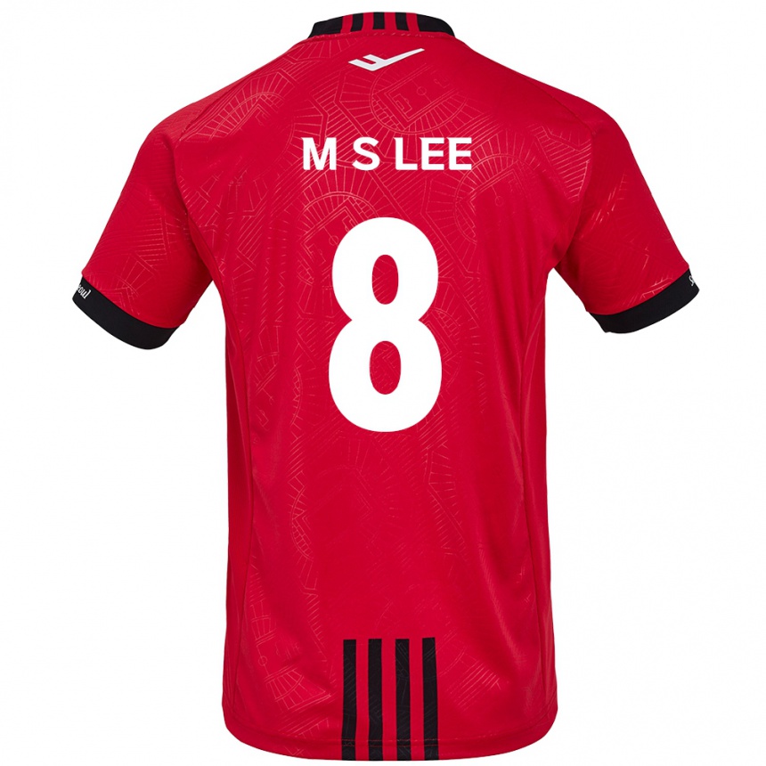 Kids Football Seung-Mo Lee #8 Red Black Home Jersey 2024/25 T-Shirt Australia