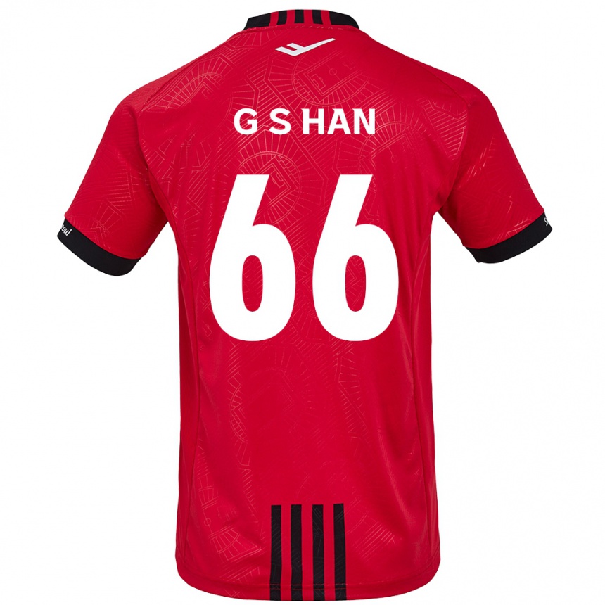 Kids Football Seung-Gyu Han #66 Red Black Home Jersey 2024/25 T-Shirt Australia