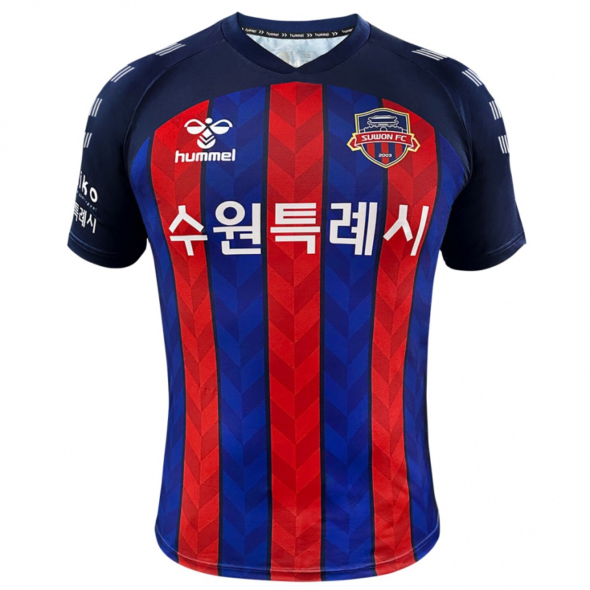 Kids Football Yun-Kwon Cho #14 Blue Red Home Jersey 2024/25 T-Shirt Australia