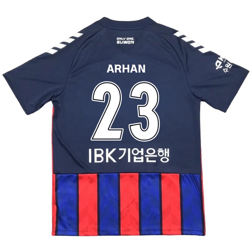 Kids Football Pratama Arhan #23 Blue Red Home Jersey 2024/25 T-Shirt Australia