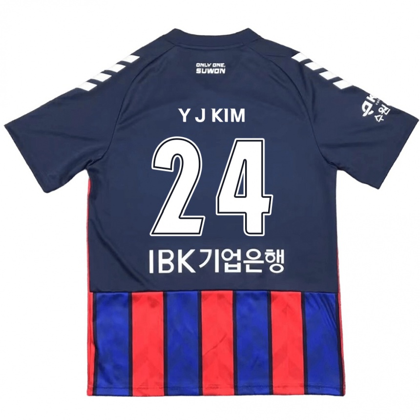 Kids Football Ju-Yeop Kim #24 Blue Red Home Jersey 2024/25 T-Shirt Australia