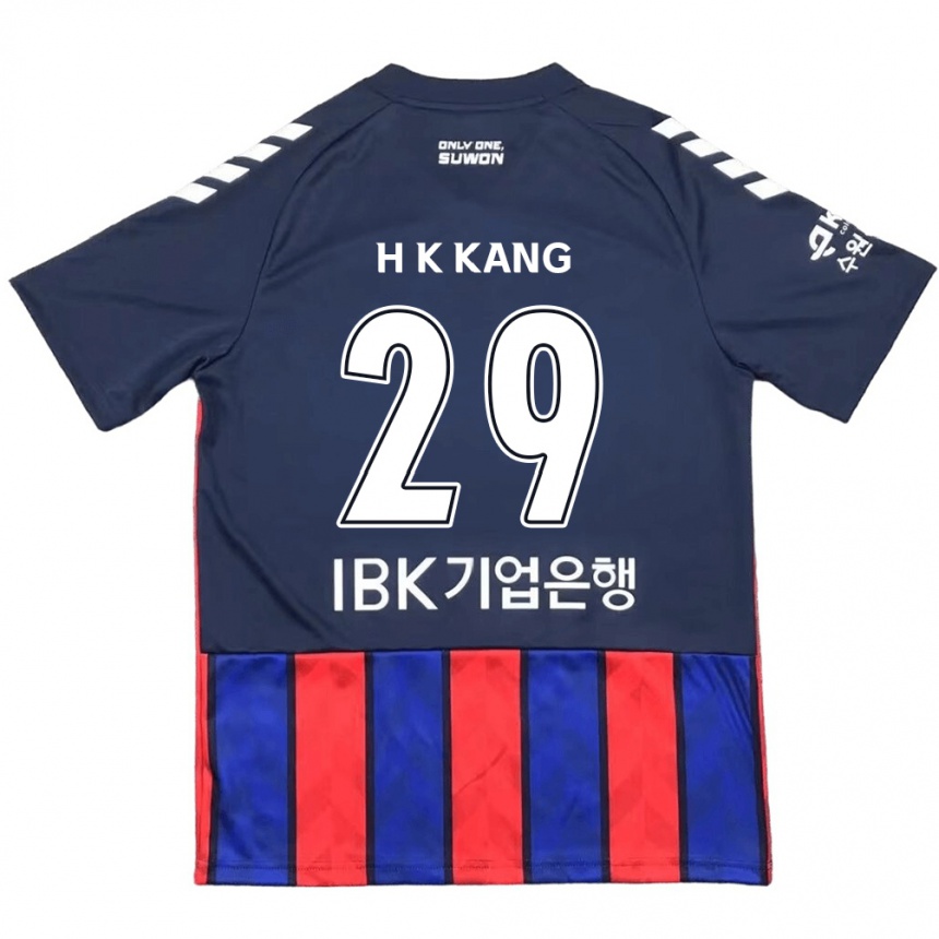 Kids Football Kyo-Hun Kang #29 Blue Red Home Jersey 2024/25 T-Shirt Australia