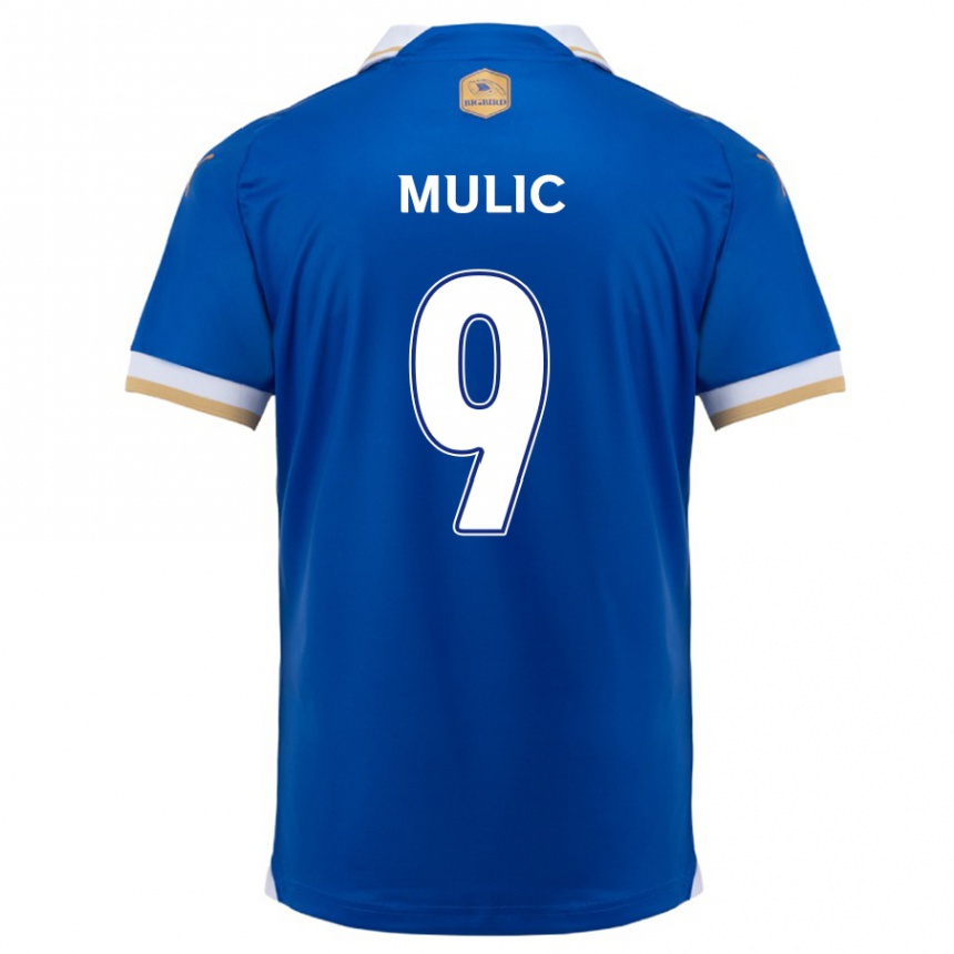 Kids Football Fejsal Mulic #9 Blue White Home Jersey 2024/25 T-Shirt Australia