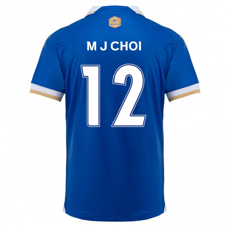 Kids Football Ji-Moog Choi #12 Blue White Home Jersey 2024/25 T-Shirt Australia