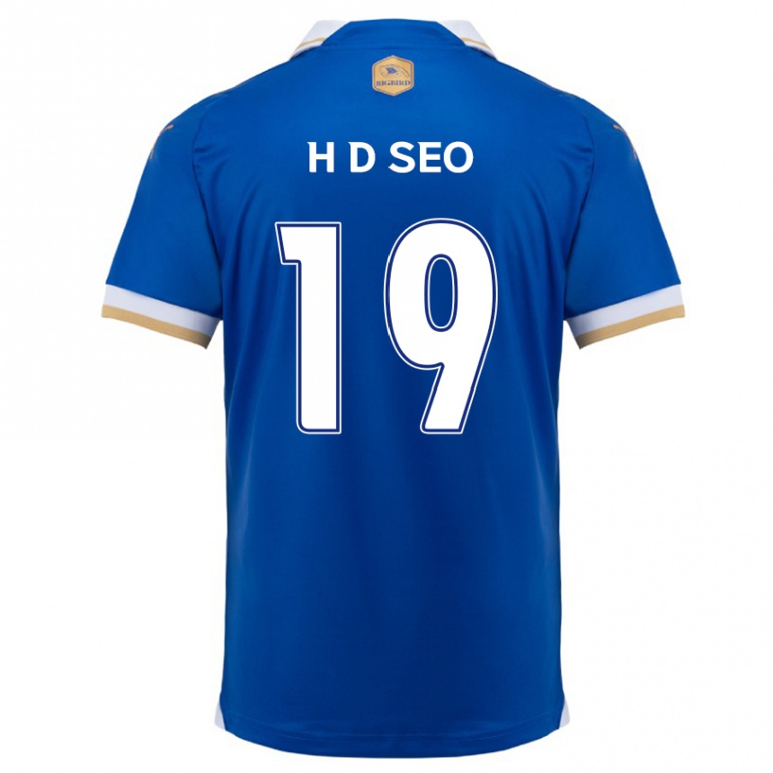 Kids Football Dong-Han Seo #19 Blue White Home Jersey 2024/25 T-Shirt Australia