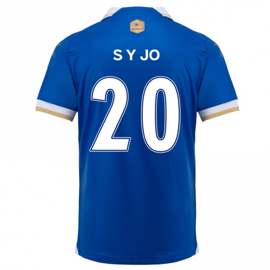 Kids Football Yun-Seong Jo #20 Blue White Home Jersey 2024/25 T-Shirt Australia