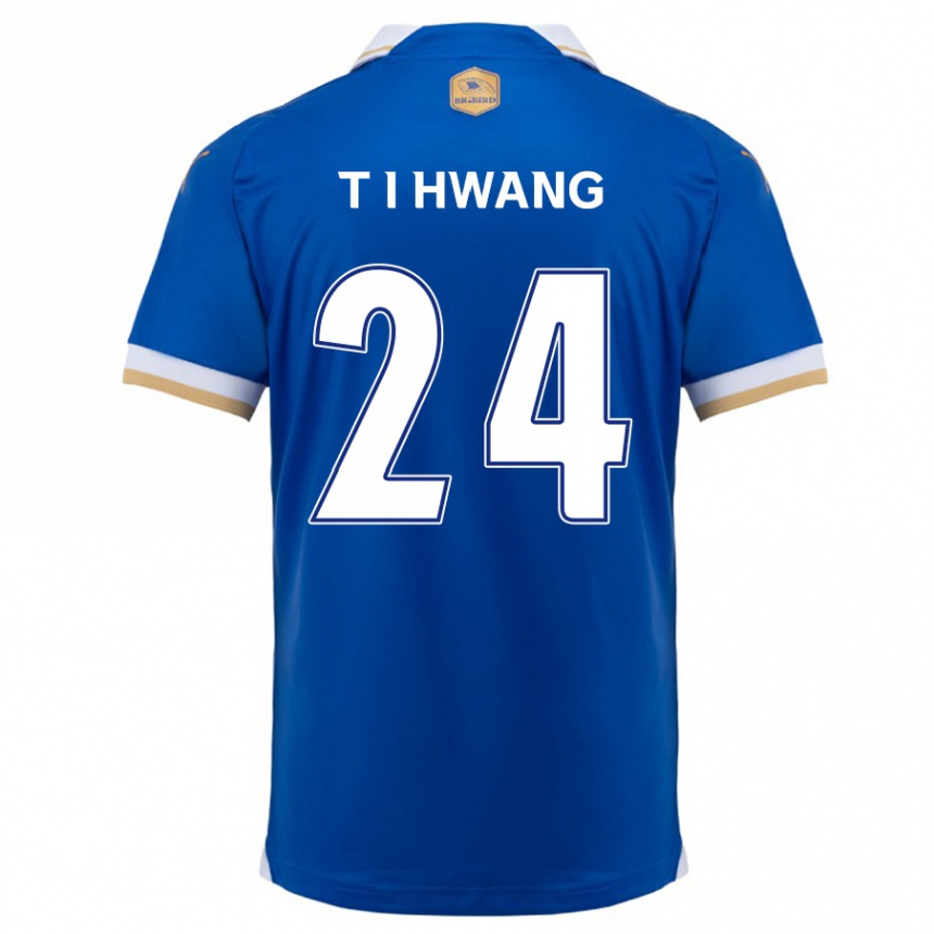 Kids Football In-Taek Hwang #24 Blue White Home Jersey 2024/25 T-Shirt Australia