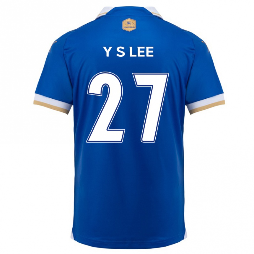 Kids Football Shi-Yeong Lee #27 Blue White Home Jersey 2024/25 T-Shirt Australia