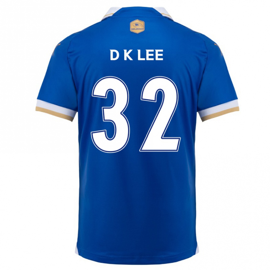 Kids Football Kyu-Dong Lee #32 Blue White Home Jersey 2024/25 T-Shirt Australia