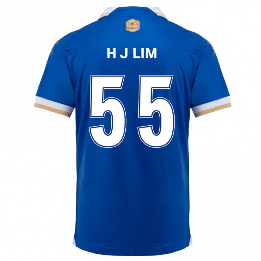 Kids Football Ji-Hoon Lim #55 Blue White Home Jersey 2024/25 T-Shirt Australia