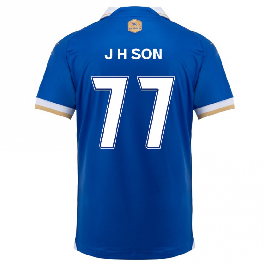 Kids Football Ho-Jun Son #77 Blue White Home Jersey 2024/25 T-Shirt Australia