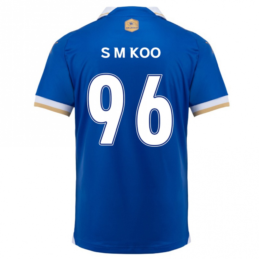 Kids Football Min-Seo Koo #96 Blue White Home Jersey 2024/25 T-Shirt Australia