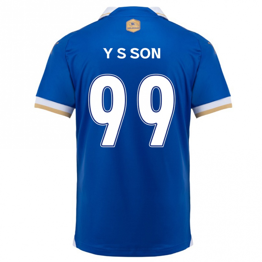 Kids Football Suk-Yong Son #99 Blue White Home Jersey 2024/25 T-Shirt Australia