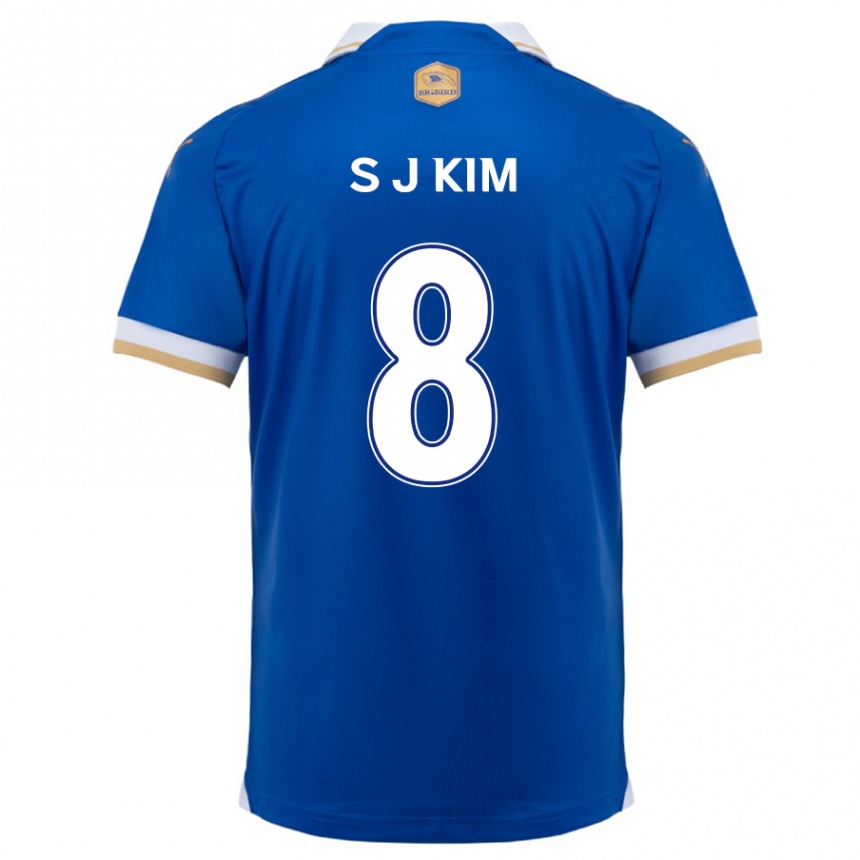 Kids Football Ji-Sung Kim #8 Blue White Home Jersey 2024/25 T-Shirt Australia