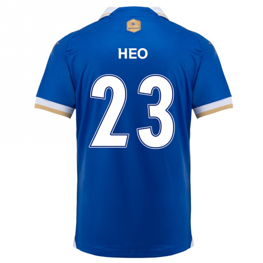 Kids Football Hwan Heo #23 Blue White Home Jersey 2024/25 T-Shirt Australia