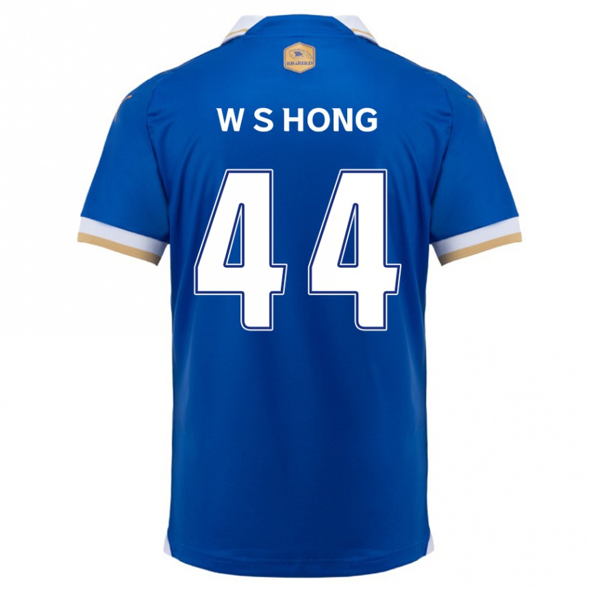 Kids Football Sang-Won Hong #44 Blue White Home Jersey 2024/25 T-Shirt Australia