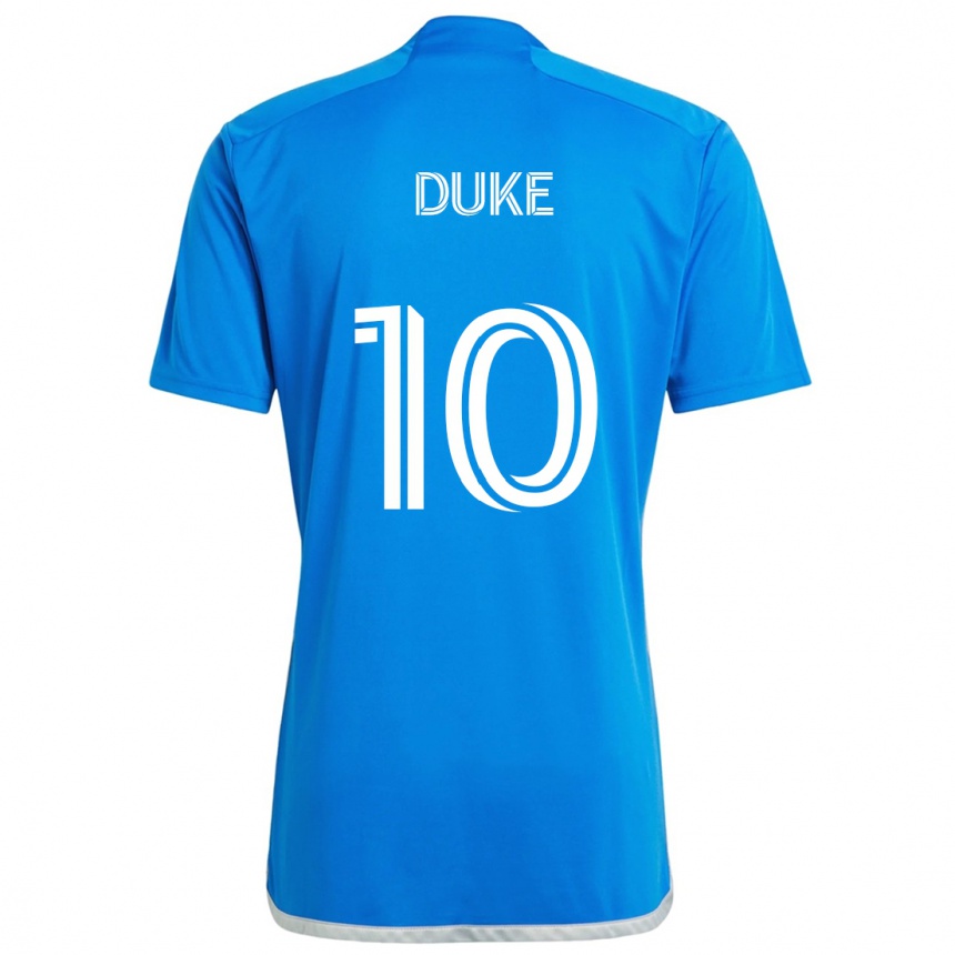 Kids Football Bryce Duke #10 Blue White Home Jersey 2024/25 T-Shirt Australia