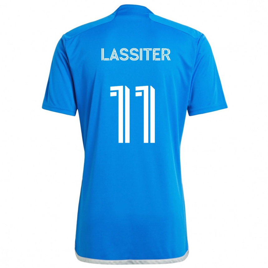 Kids Football Ariel Lassiter #11 Blue White Home Jersey 2024/25 T-Shirt Australia