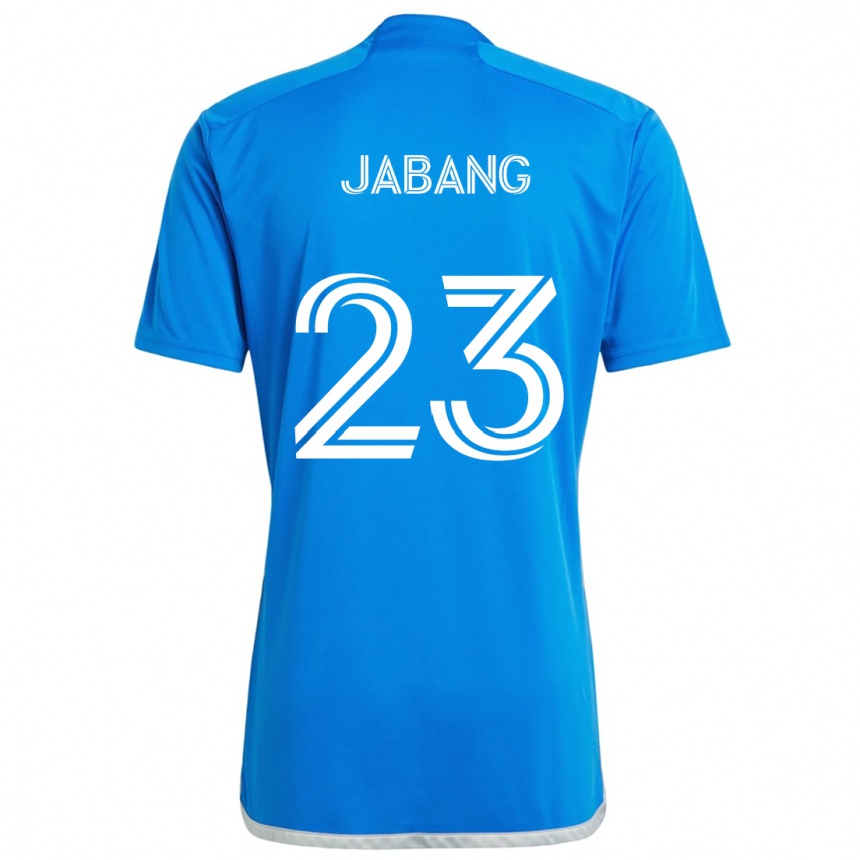 Kids Football Ousman Jabang #23 Blue White Home Jersey 2024/25 T-Shirt Australia