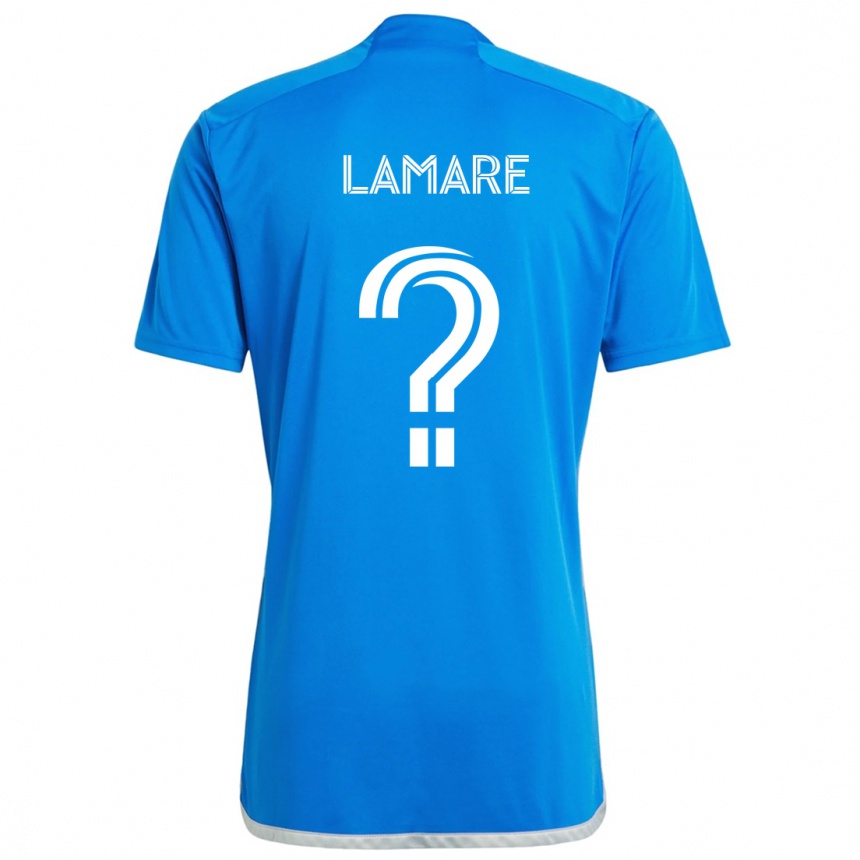 Kids Football Samuel Lamare #0 Blue White Home Jersey 2024/25 T-Shirt Australia