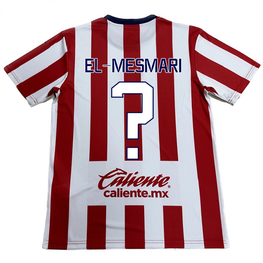 Kids Football Bruce El-Mesmari #0 Red White Home Jersey 2024/25 T-Shirt Australia