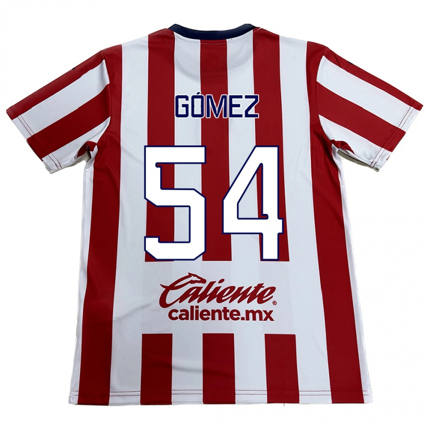 Kids Football Miguel Gómez #54 Red White Home Jersey 2024/25 T-Shirt Australia