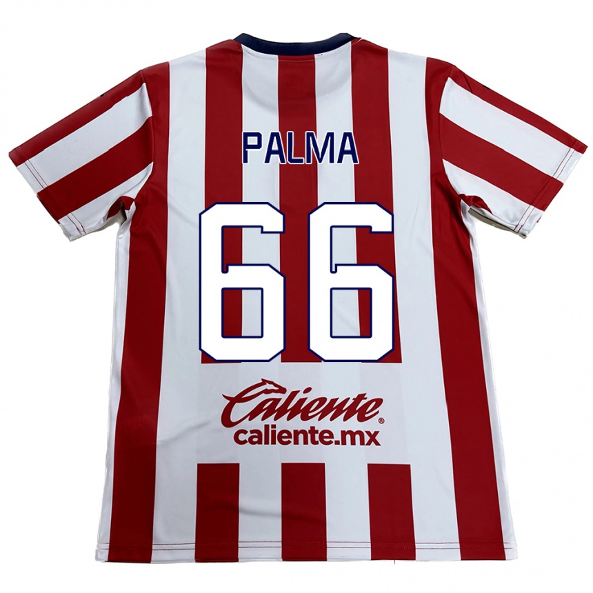 Kids Football Arturo Palma #66 Red White Home Jersey 2024/25 T-Shirt Australia