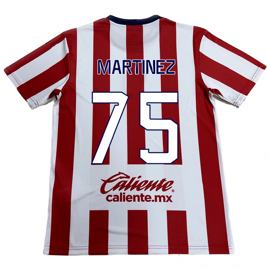 Kids Football Isaac Martínez #75 Red White Home Jersey 2024/25 T-Shirt Australia