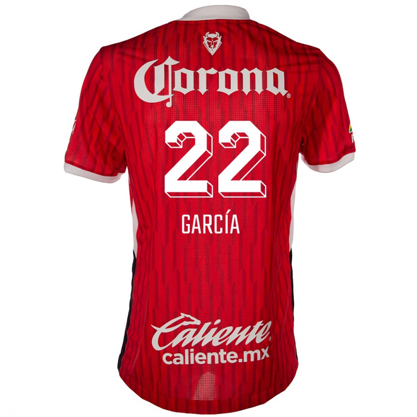 Kids Football Luis García #22 Red White Home Jersey 2024/25 T-Shirt Australia