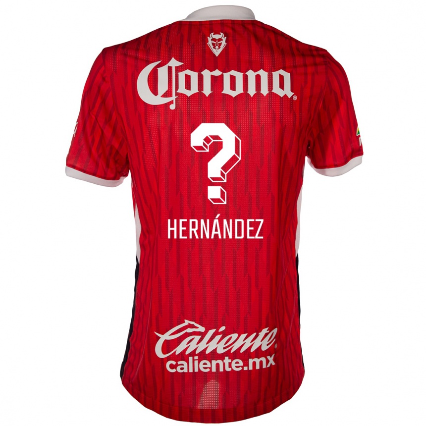 Kids Football Francisco Hernández #0 Red White Home Jersey 2024/25 T-Shirt Australia