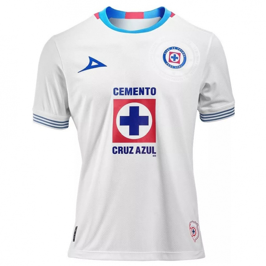 Kids Football Andrés Gudiño #1 White Blue Away Jersey 2024/25 T-Shirt Australia