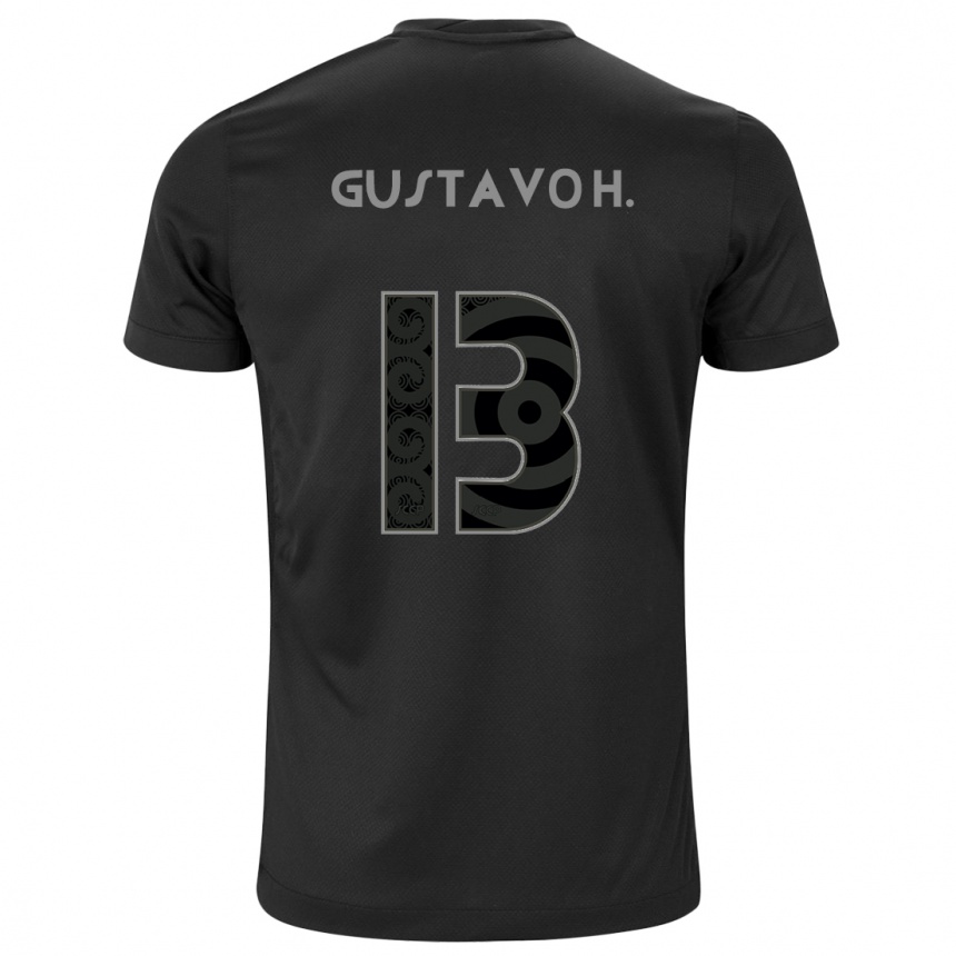 Kids Football Gustavo Henrique #13 Black Away Jersey 2024/25 T-Shirt Australia