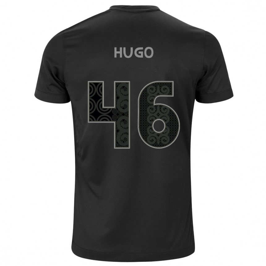 Kids Football Hugo #46 Black Away Jersey 2024/25 T-Shirt Australia