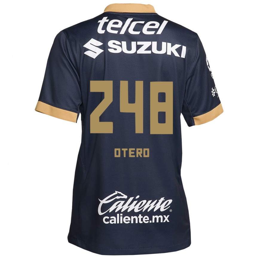 Kids Football Jonathan Otero #248 Obsidian Gold White Away Jersey 2024/25 T-Shirt Australia