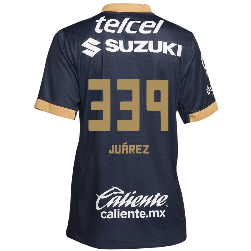 Kids Football Jonathan Juárez #339 Obsidian Gold White Away Jersey 2024/25 T-Shirt Australia