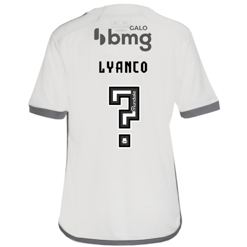 Kids Football Lyanco #0 Off White Away Jersey 2024/25 T-Shirt Australia