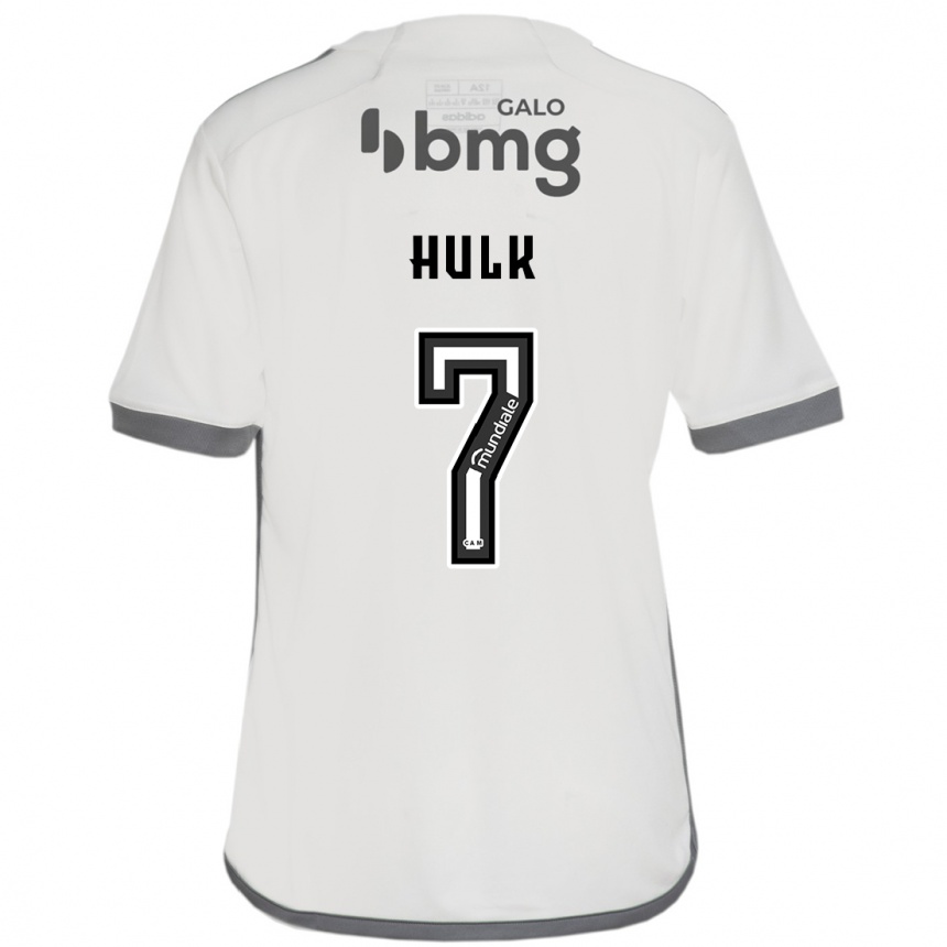 Kids Football Hulk #7 Off White Away Jersey 2024/25 T-Shirt Australia