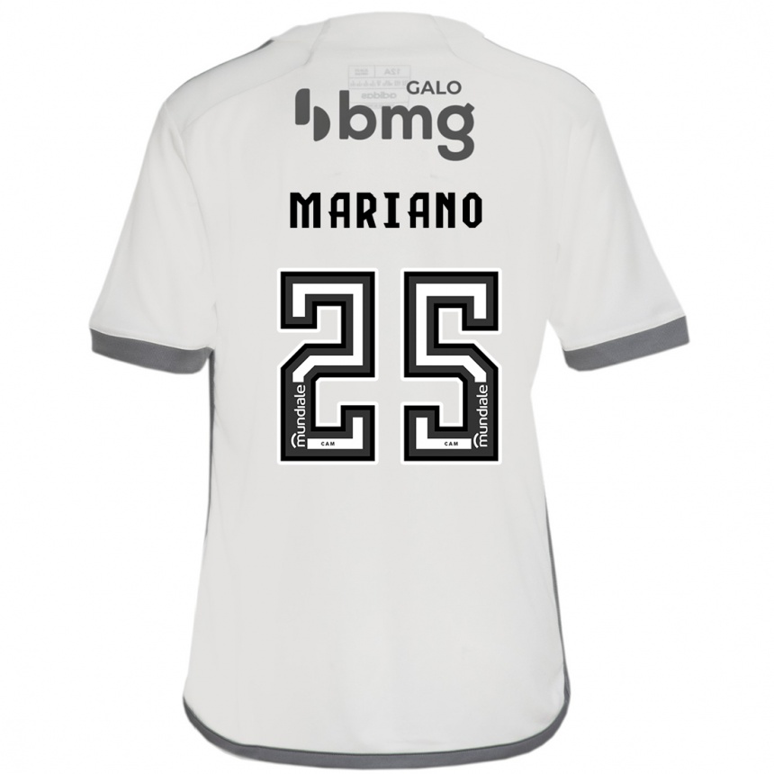 Kids Football Mariano #25 Off White Away Jersey 2024/25 T-Shirt Australia