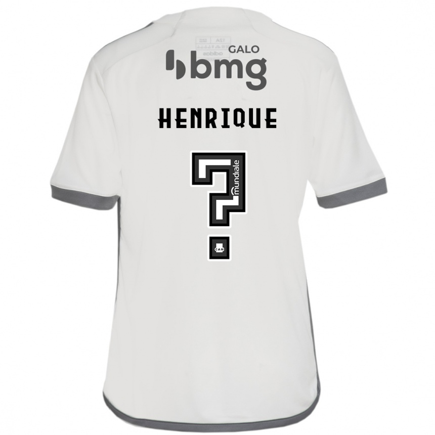 Kids Football Bruno Henrique #0 Off White Away Jersey 2024/25 T-Shirt Australia