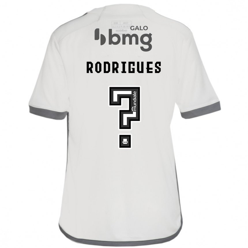 Kids Football Vinicius Rodrigues #0 Off White Away Jersey 2024/25 T-Shirt Australia