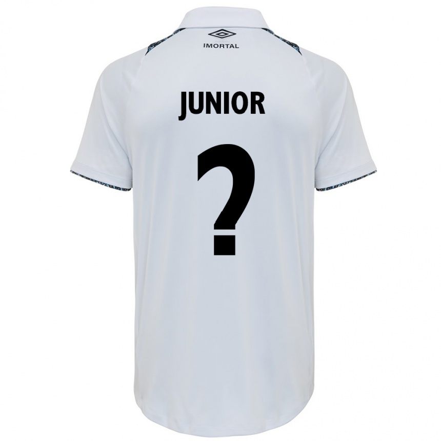 Kids Football Artur Junior #0 White Blue Away Jersey 2024/25 T-Shirt Australia